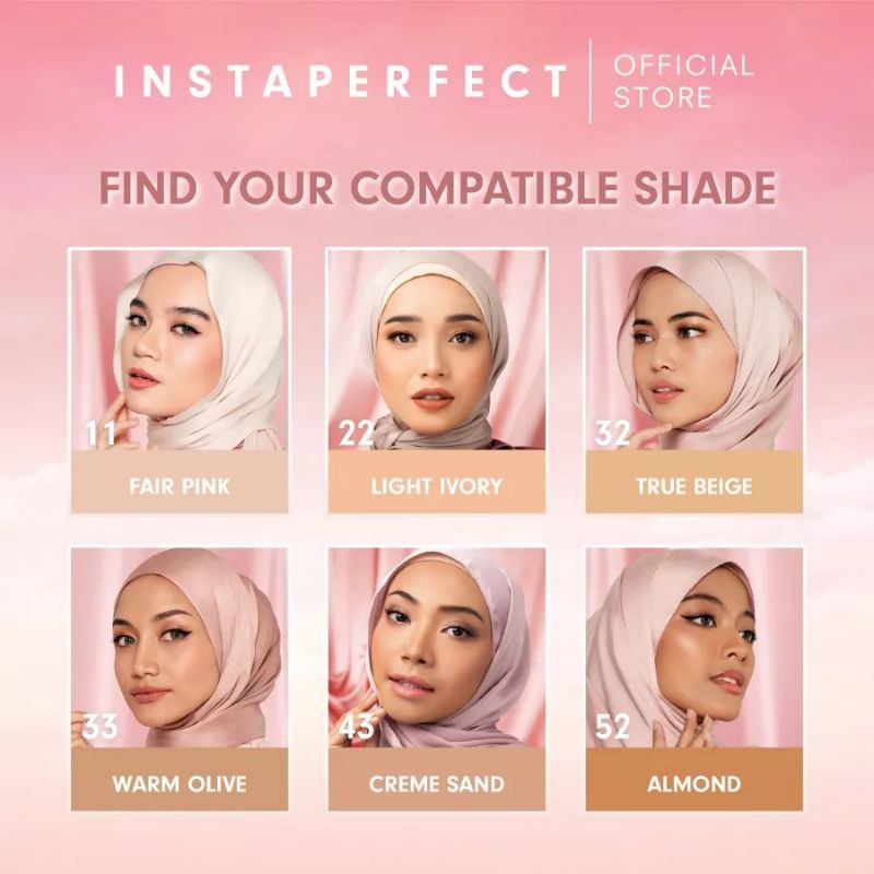 Wardah Instaperfect Matte Fit Powder Foundation 13g | Badak SPF 20 PA+++