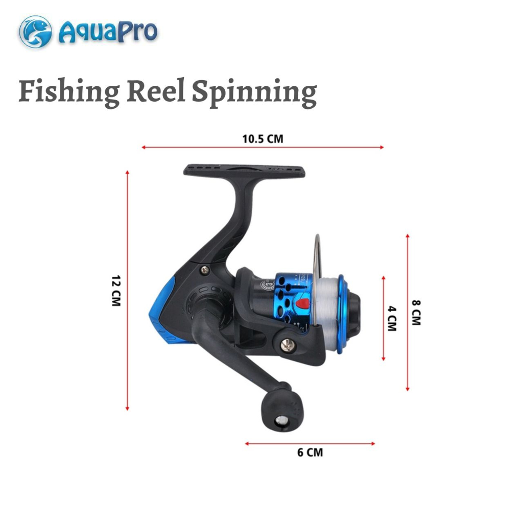 Reel Pancing Pemula Tipe SPINNING 200 Fishing Reel Free Senar Pancing Pada Spool Bahan Plastik