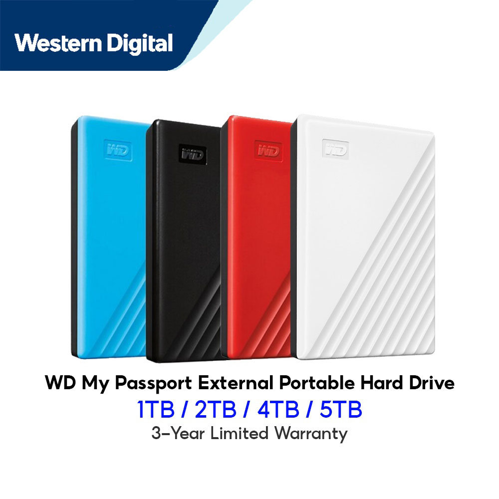 WD New My Passport 1TB - HDD / HD / Hardisk / Harddisk External 2.5&quot;