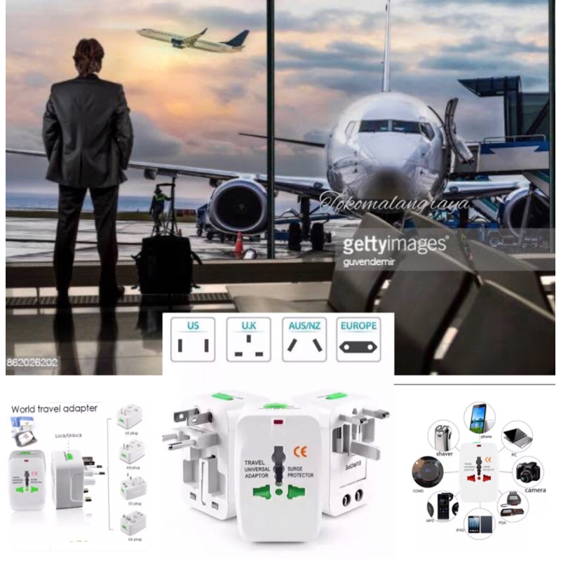 travel adaptor/universal travel adaptor/colokan adaptor