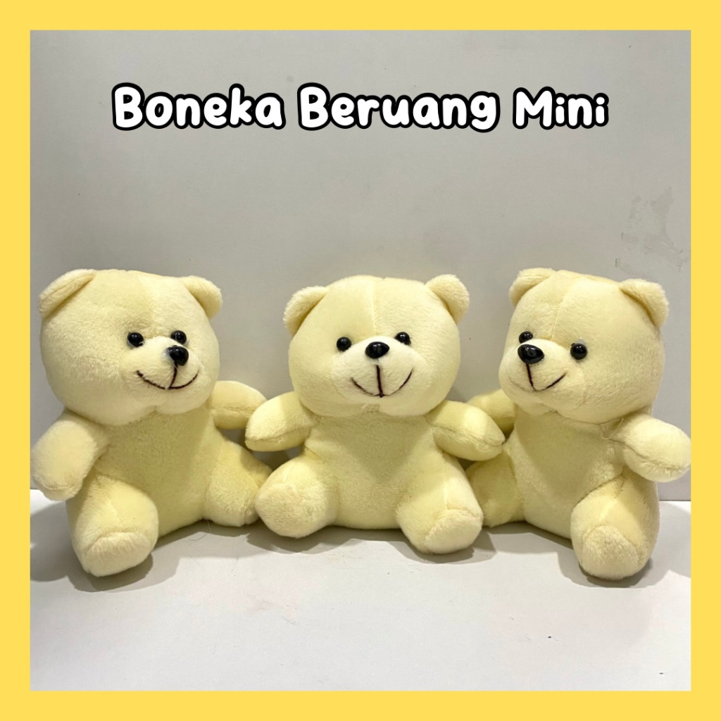 BONEKA BERUANG MINI || BONEKA TEDDY BEAR || BONEKA BEAR MINI || BONEKA MINI || BONEKA SOUVENIR || BONEKA BERUANG KECIL