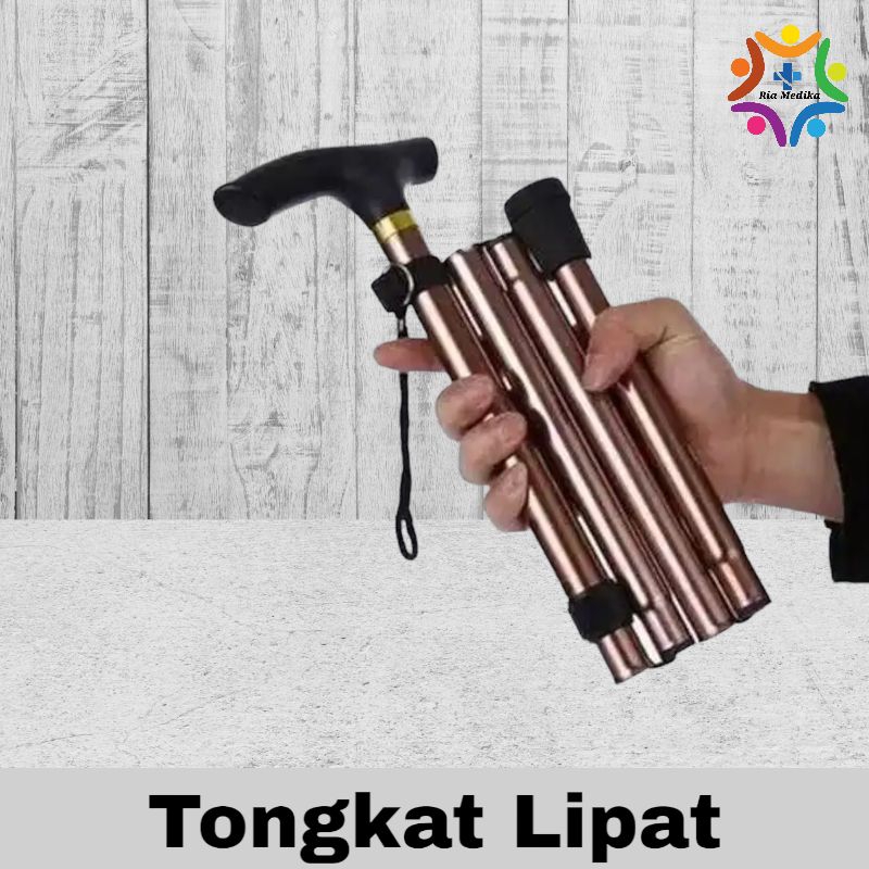 Tongkat Lipat   Tongkat Orang Tua  Alat Bantu Jalan Orang Tua