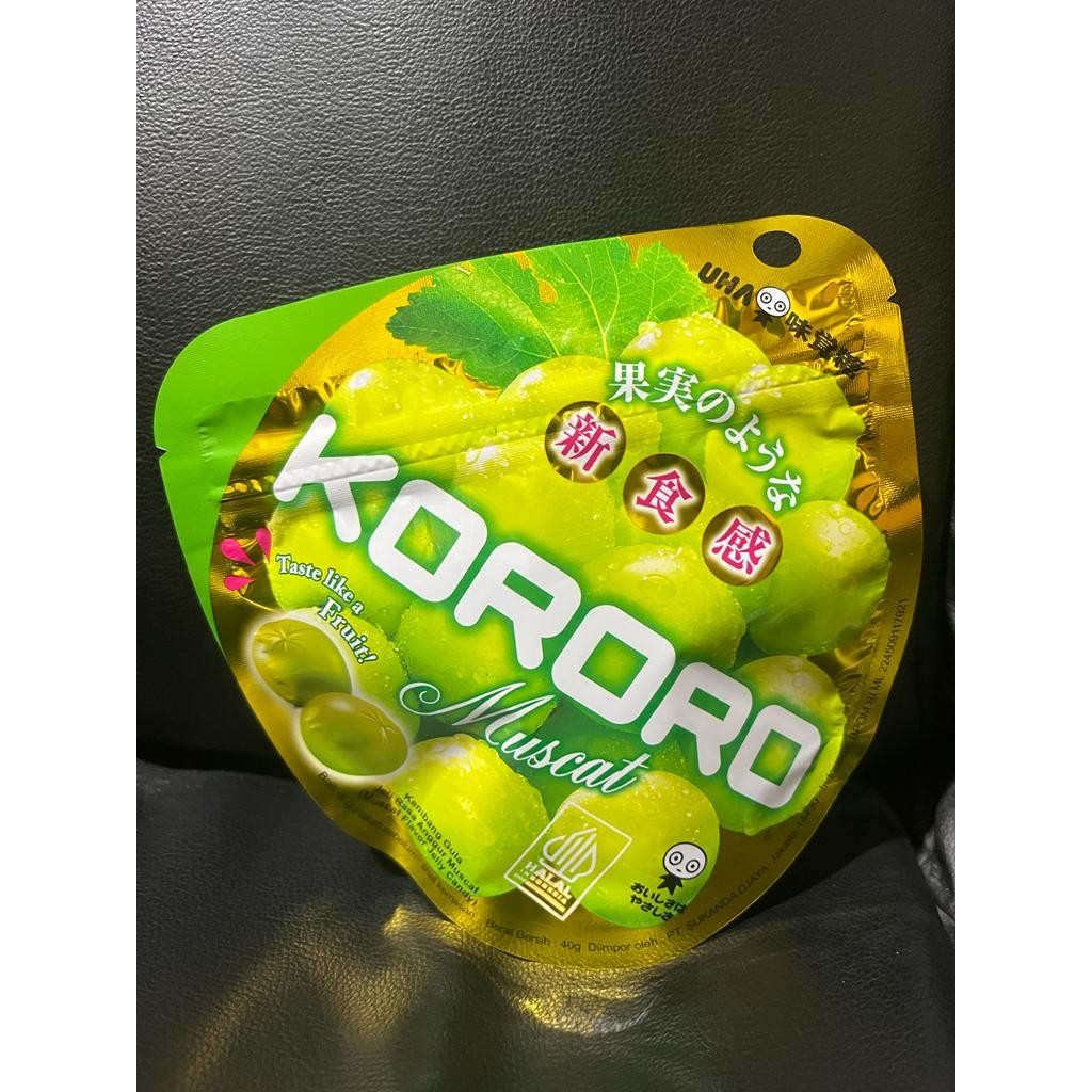 UHA Kororo muscat permen jeli / Japanese Fruit Jelly Candy muscat 40g