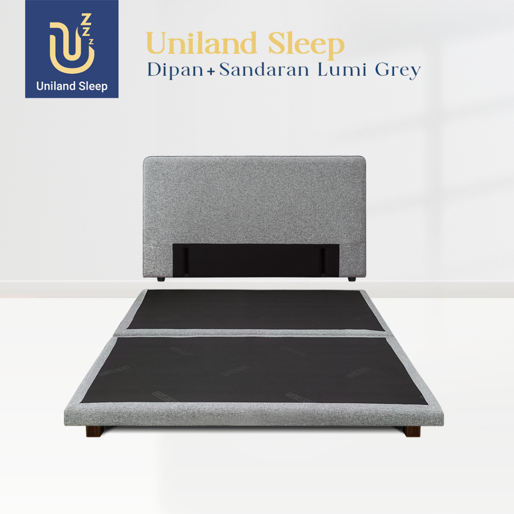 Tempat Tidur Uniland Sleep Lumi / Dipan Sandaran / Divan Headboard / DIY Bed Frame In a Box