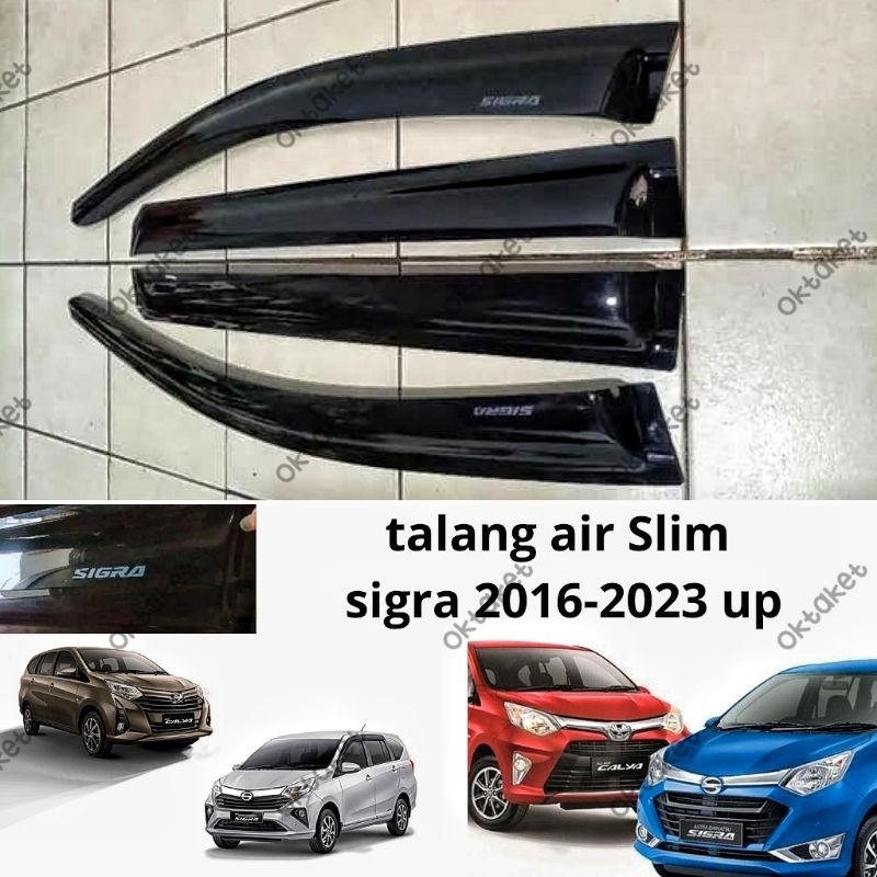 talang air Toyota Calya Sigra  2016 2019 2023  slim hitam