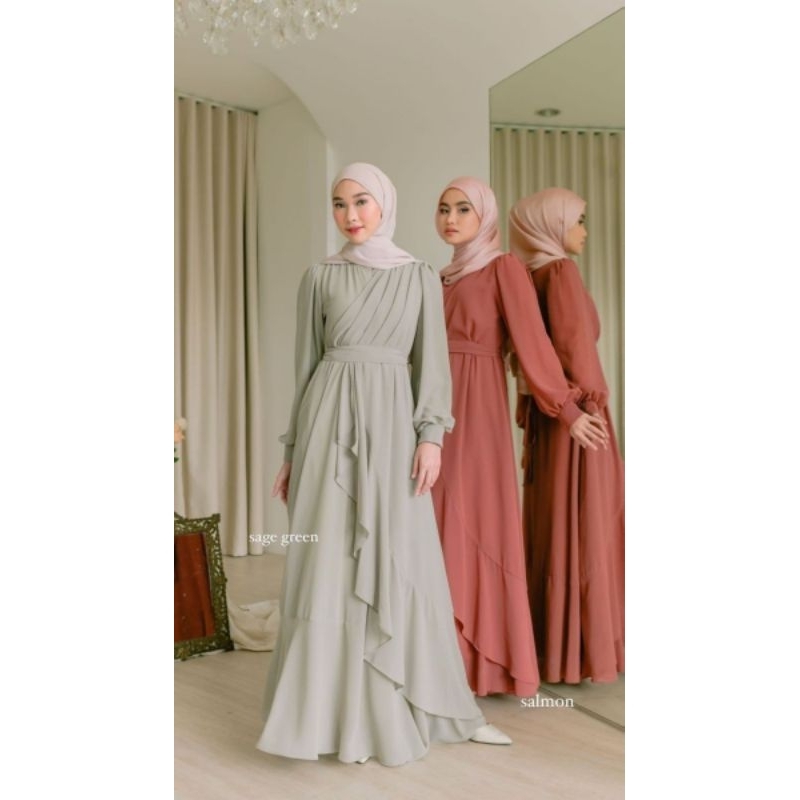 Dress Princes Bride//DRESS Bridesmaid//DRESS Ceruty//Gamis Ceruty polos//Gamis Bridesmaid//DRESS pes