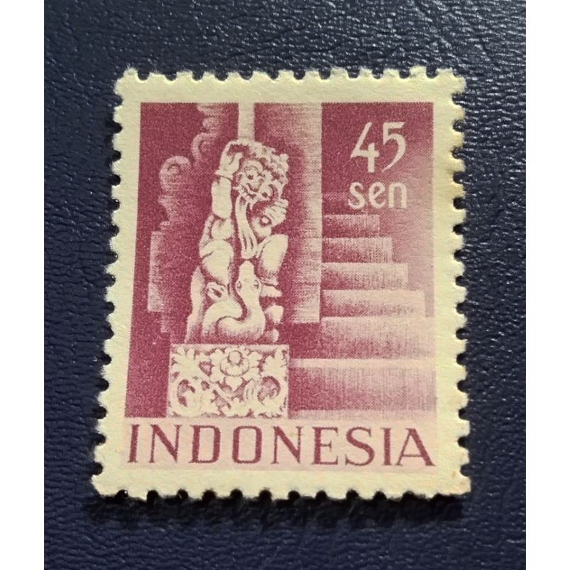 Prangko Lawas Candi & Bangunan 45 Sen Tahun 1949