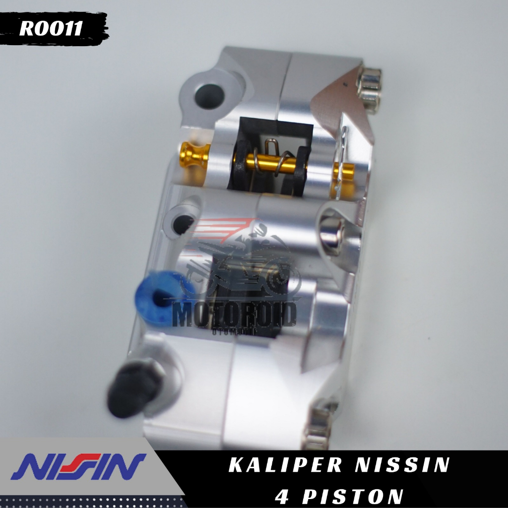 Kaliper 4Piston Model Pala Babi Nizsin Caliper 4 Piston Right Universal Monoblok CNC Kanan