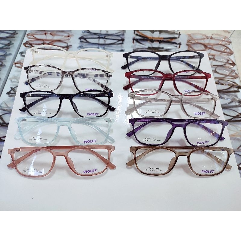 KACAMATA LENTUR (free MINUS CYLINDER) FRAME KACAMATA BAHAN LENTUR/FLEXIBLE semi karet tr 90 sangat r