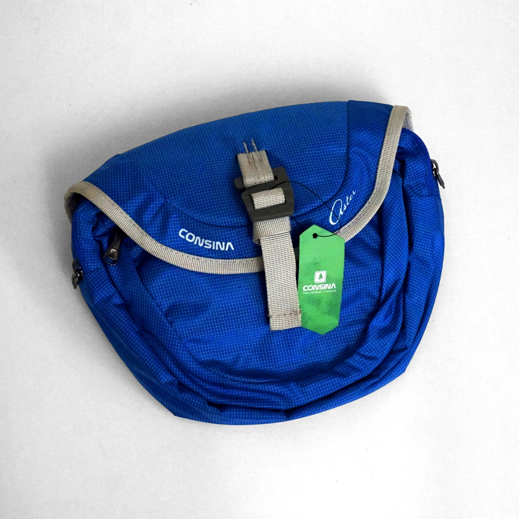 BARU Consina Aster Original Asli Sling Bag Waist Shoulder Bum Bodybag Tas Pinggang Selempang Travel 