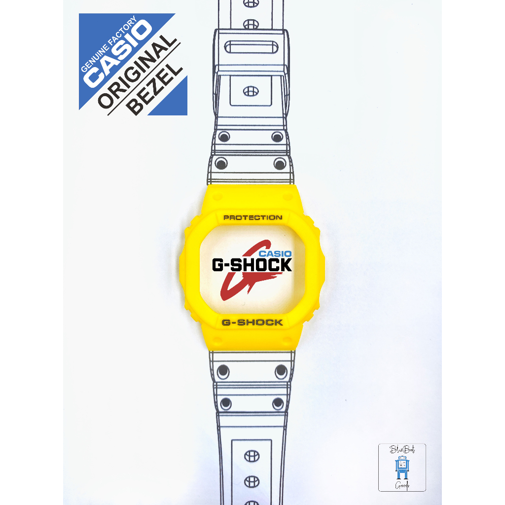 Bezel Casio G-shock original parts DW5600FS DW5600P square watch
