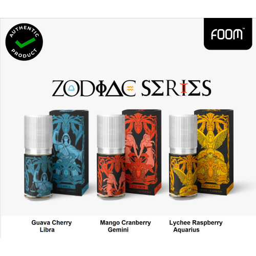 LIQUID 30ML FOOM ZODIAC SERIES AQUARIUS LYCHEE RASPBERRY 30MG