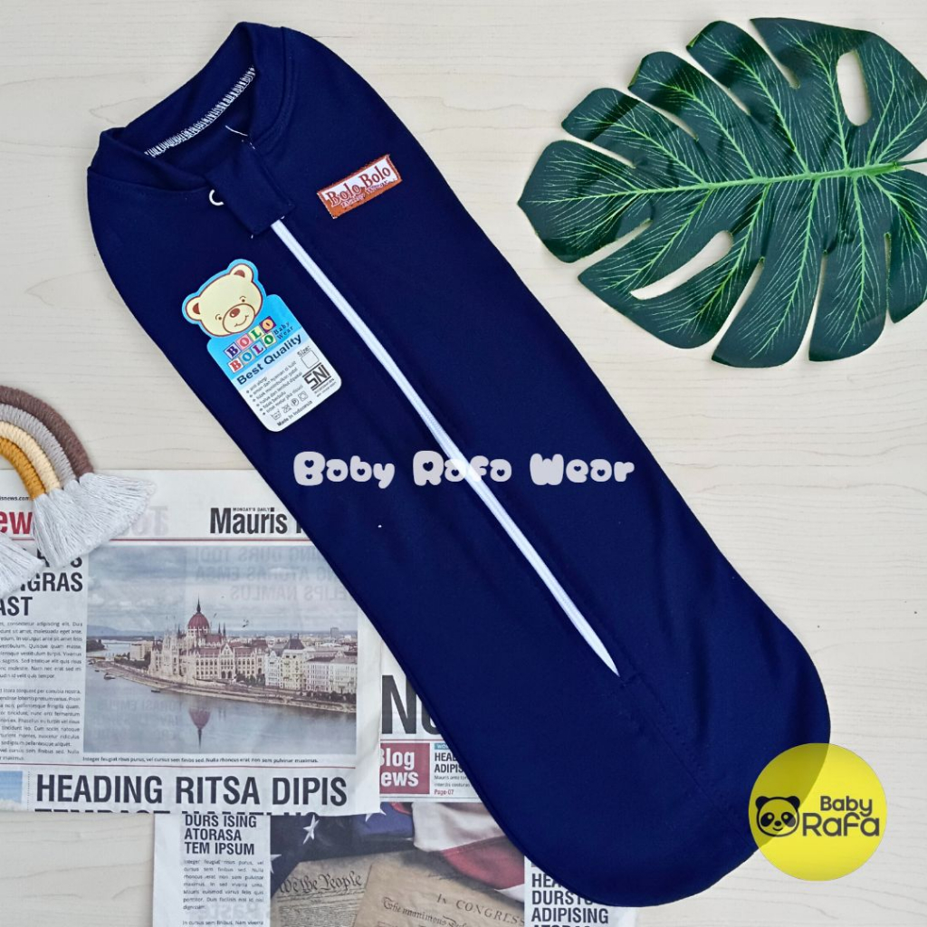 Serian Navy - 3 pcs Bedong INSTAN RESLETING NAVY SERIES merk SNI Bolo - Bolo / Bedong Bayi INSTAN Serian Navy