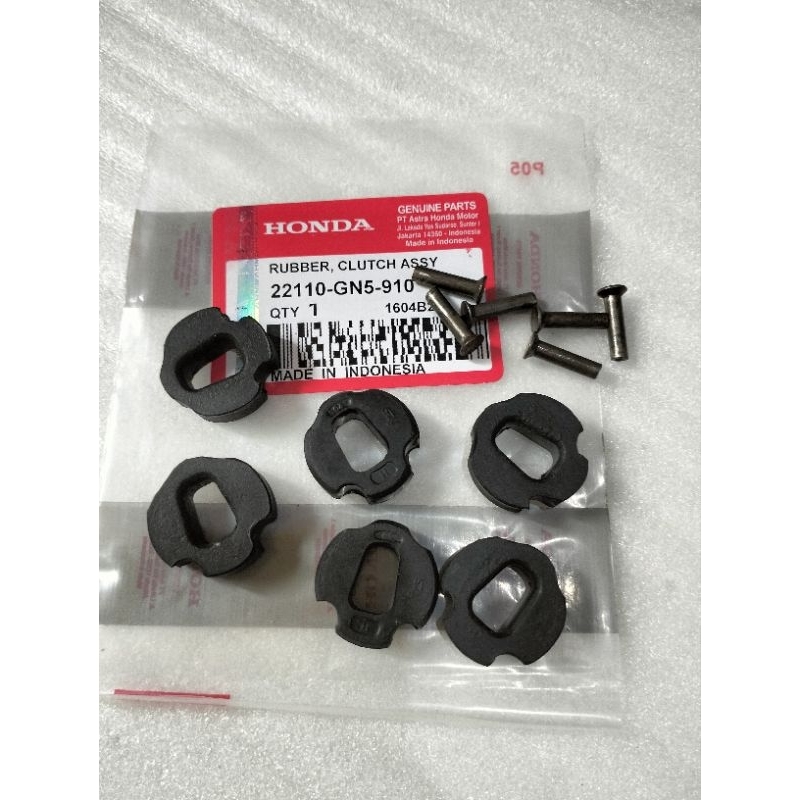 karet kopling RUBBER, CLUTCH ASSY-22110-GN5-910- Supra grand