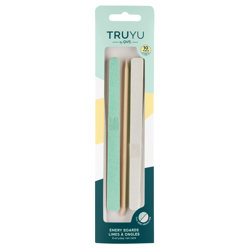 Truyu by Qvs 10-1191 10 emery boards 145mm