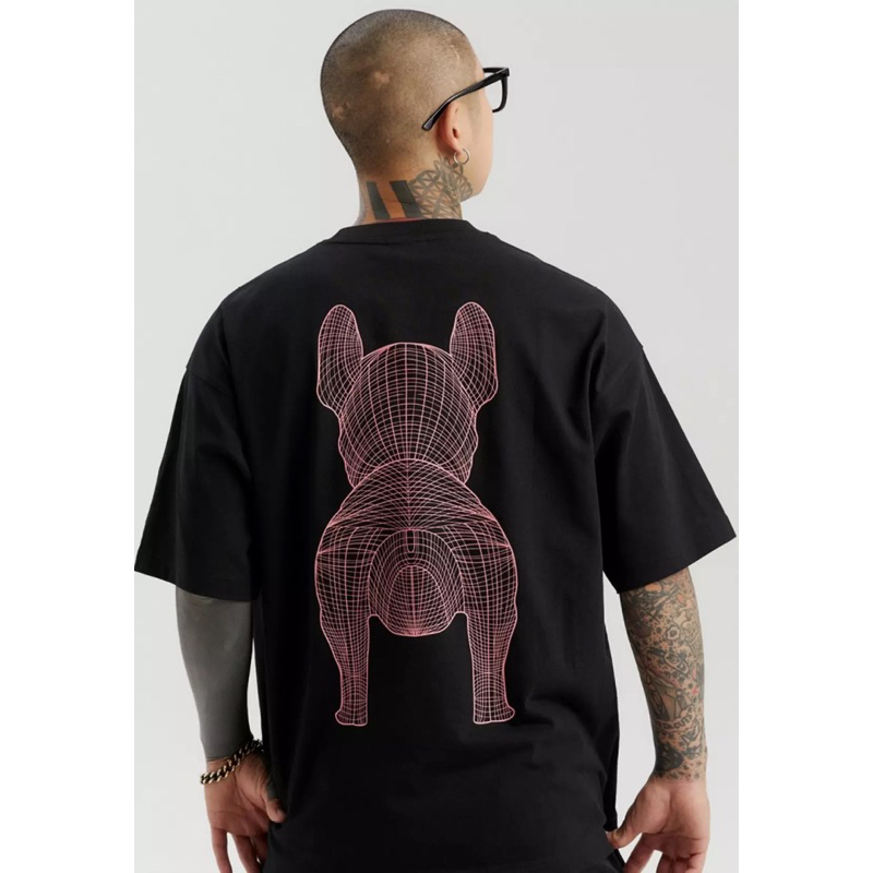 Life Work Big Radog T-Shirt Multi Black