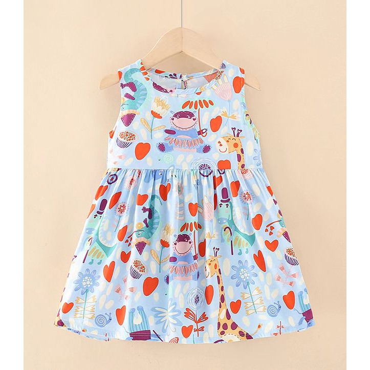 UNIKID DRESS KUTUNG KOREA BAYI DAN ANAK PEREMPUAN BAHAN KATUN IMPORT