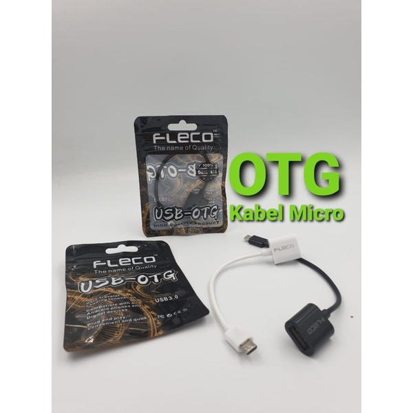 KABEL OTG FLECO TYPE C DAN MICRO USB KABEL OTG MICRO DAN TYPE C BY SMOLL