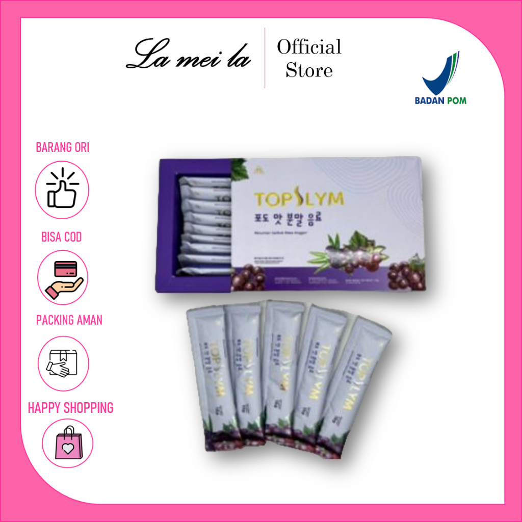 [BPOM] - HALAL TopSlym fiber pelangsing original Sachet Detox Herbal