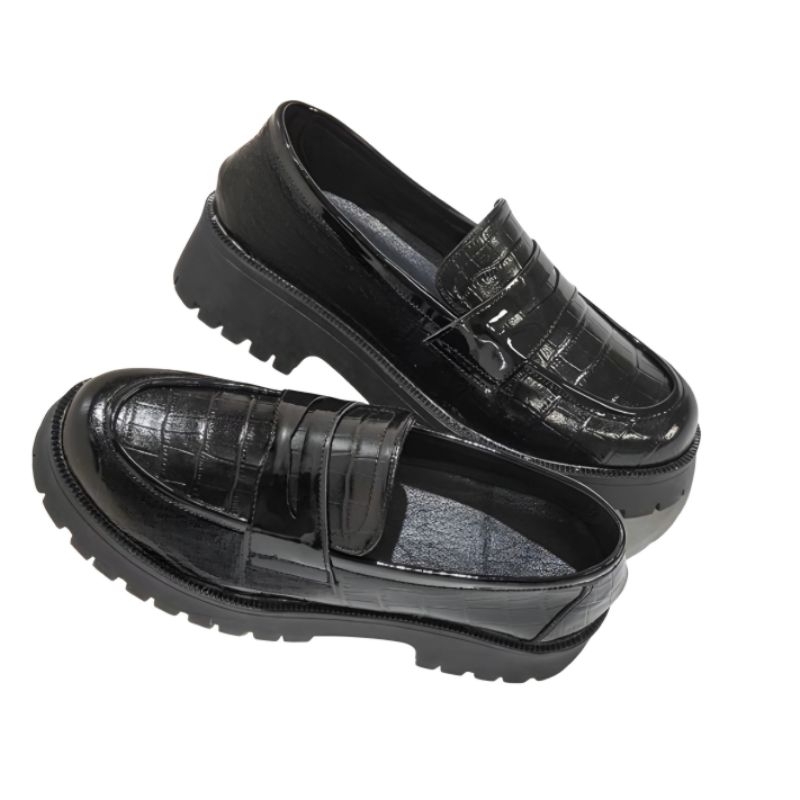 Sepatu Docmart Wanita Yuri Loafers Mary Janes Fashion Import NS602