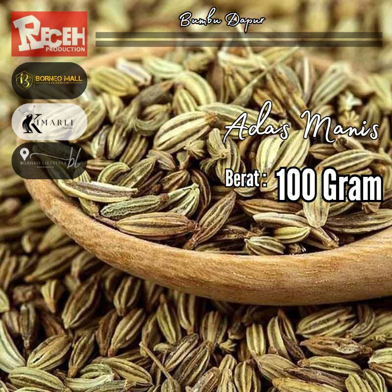 

Adas Manis / Fennel Seed / Xiao Hui Xiang (小茴香) (100 gram)