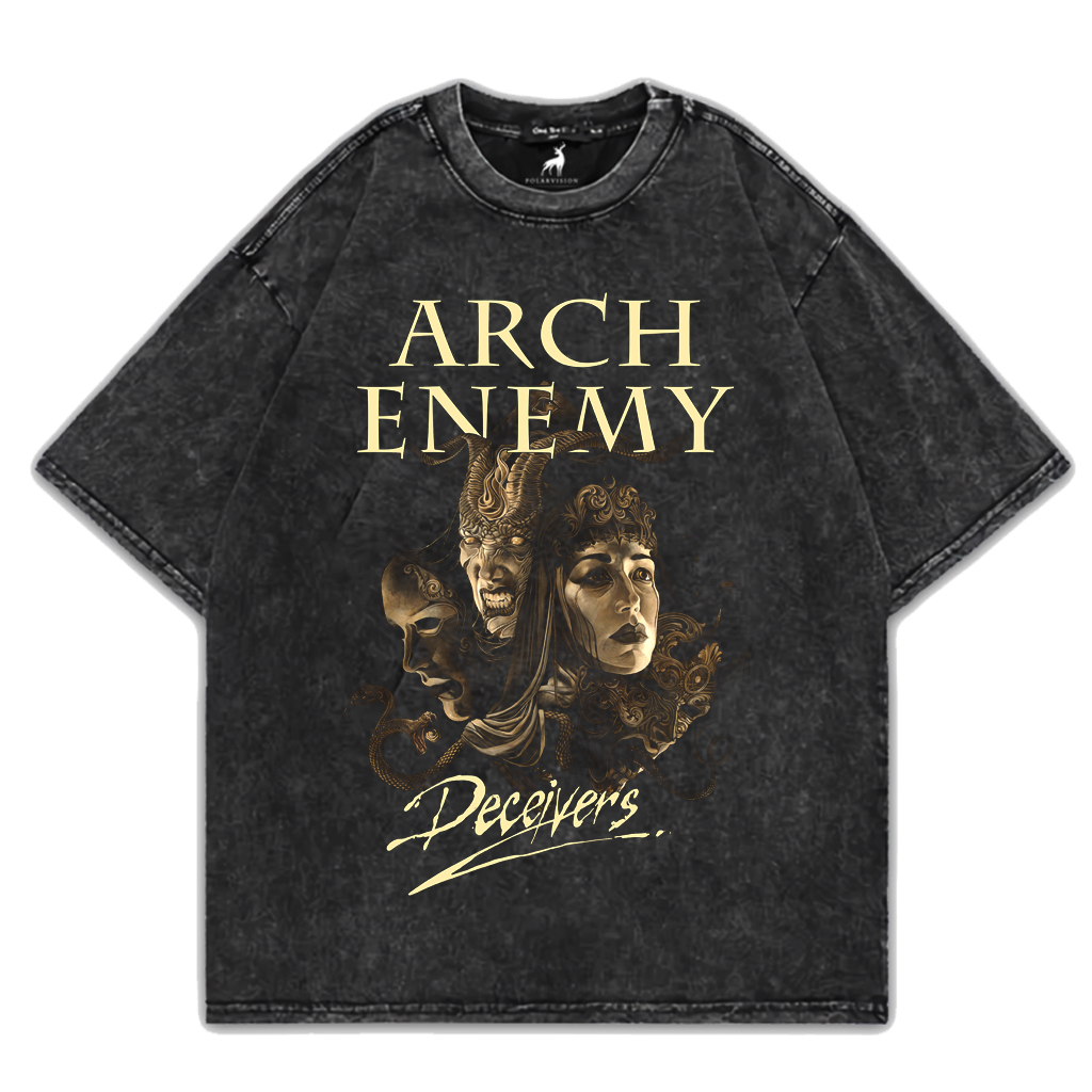 PolarVision Kaos Oversize Washed Band Archenemy