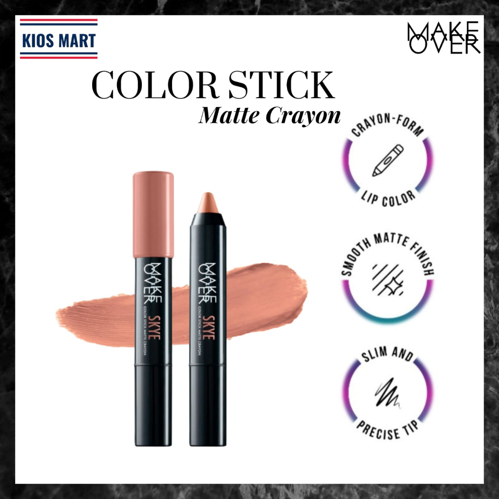 Make Over Color Stick Matte Crayon 2.6g | Lipstick Matte