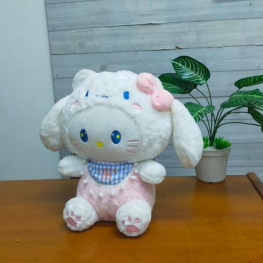 Boneka Hello Kitty Kostum Cinamorol Size 13&quot;/33cm/boneka karakter/boneka anak lucu/boneka kuromi