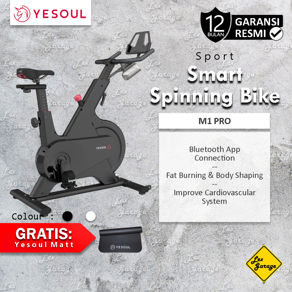 Spinning Bike Sepeda Statis Yesoul M1 Pro Home Smart