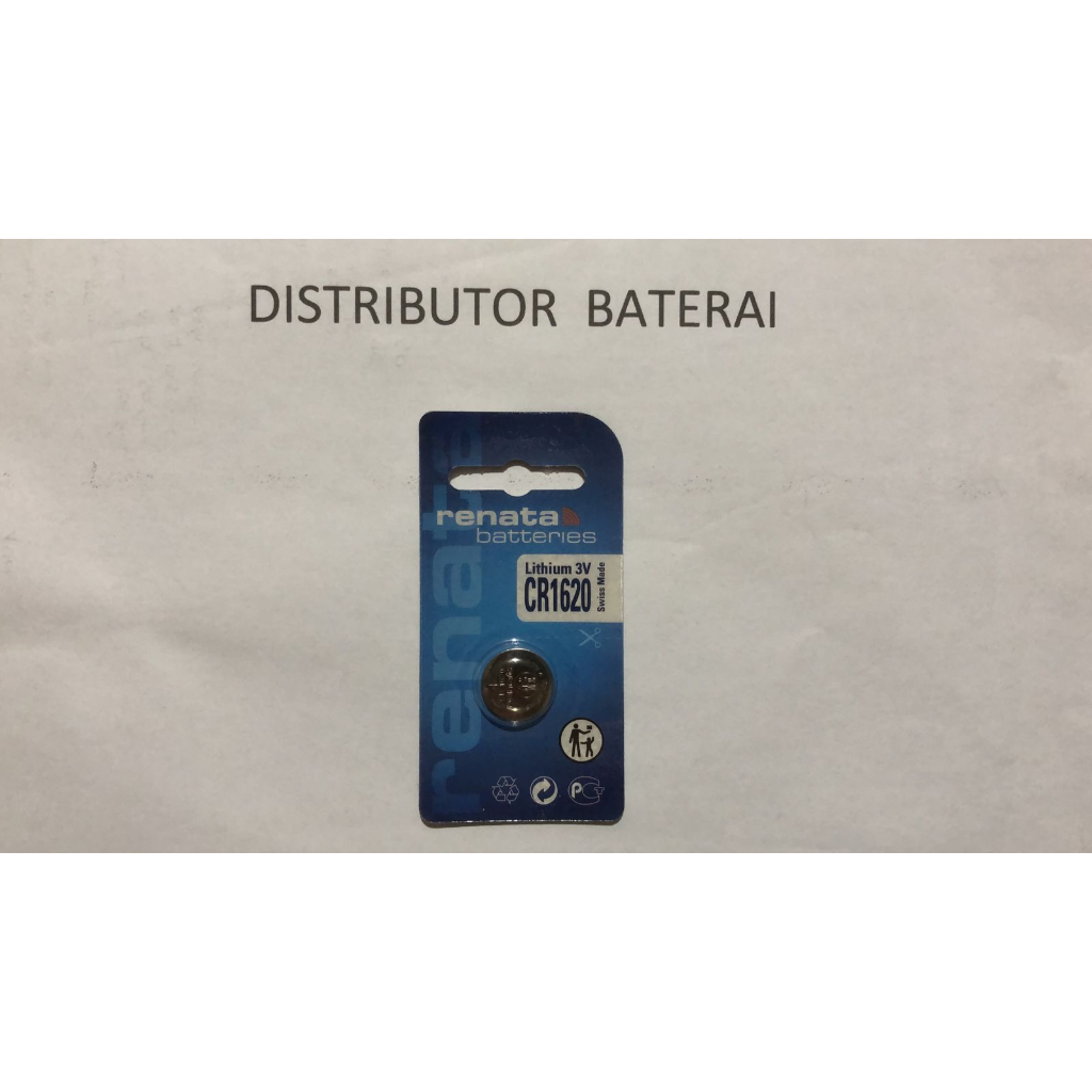Renata 1620 CR1620 CR 1620 Batre Battery Baterai