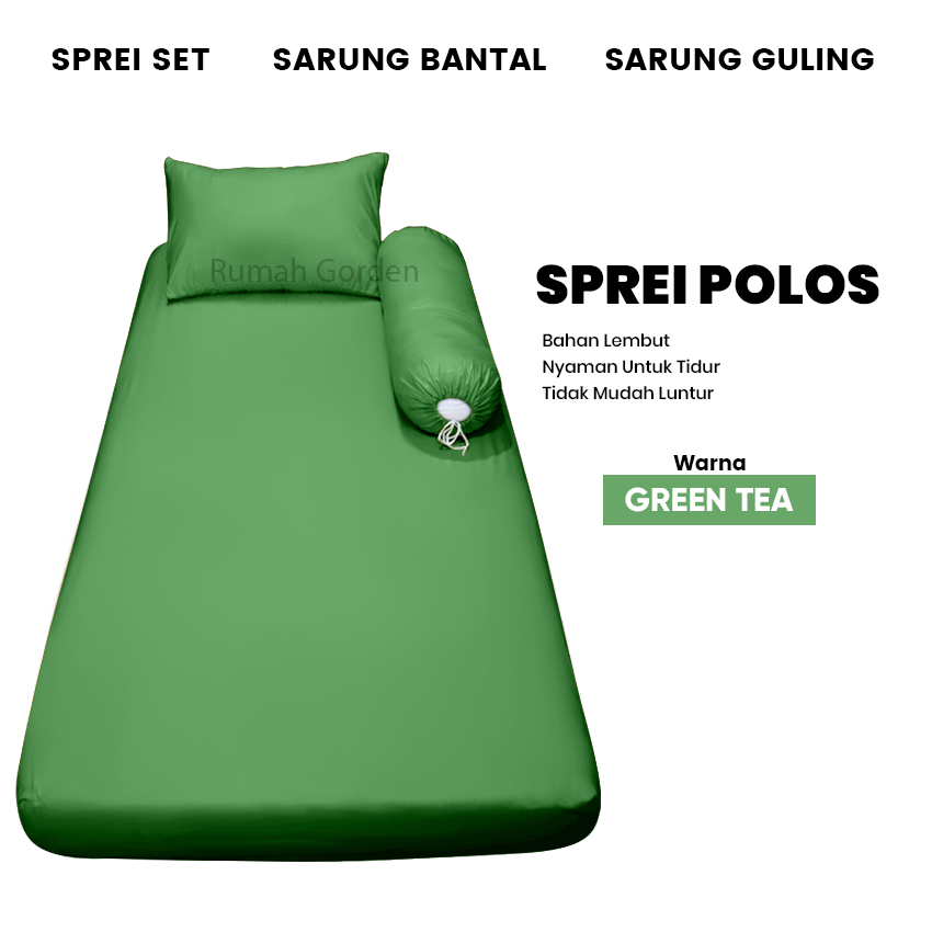 Sprei 100x200 Sprei Polos Single - Sudut Karet