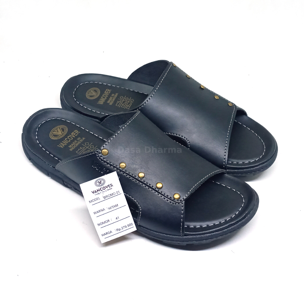 Sandal Vancover Bromo 01 Pria Slop Outsole Tipiar Tidak Licin dan Anti Slip