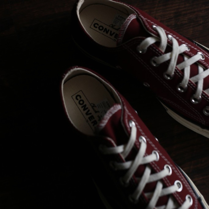 Endarfootwear - Converse 70s Low Ox Dark Beetroot Egret Black