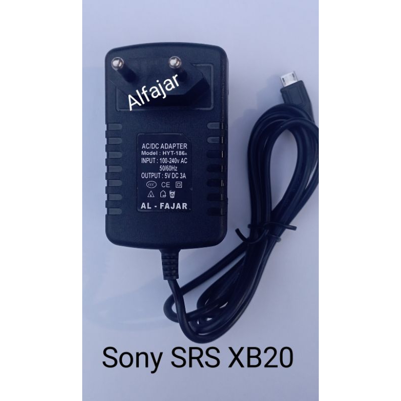 Adaptor Charger Speaker SONY SRS XB20