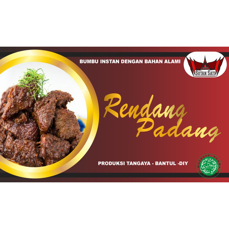 bumbu rendang masakan padang enak asli padang tanpa pengawet sehat murah