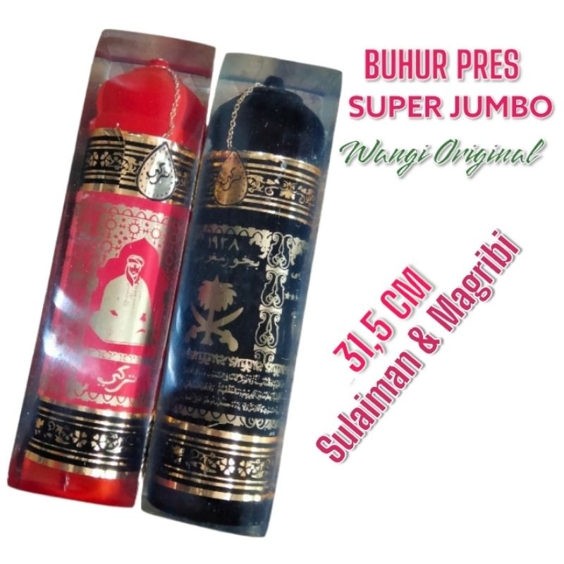 BUHUR PRES JUMBO BUHUR SULAIMAN BUHUR MAGRIBI UK-31 CM BUHUR WANGI ORIGINAL