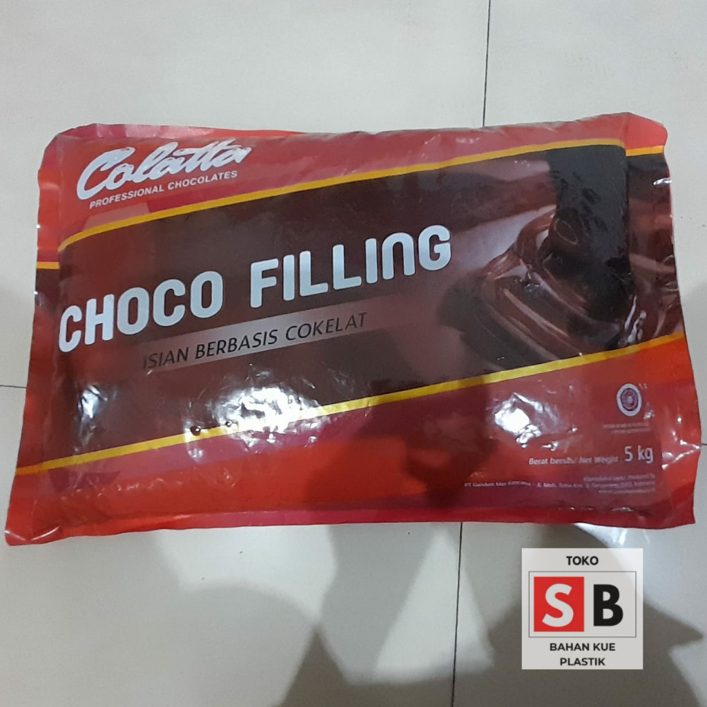 

COLATTA CHOCO FILLING PREMIUM/ COKLAT PASTA Uk 250gr 500gr 1kg 5kg