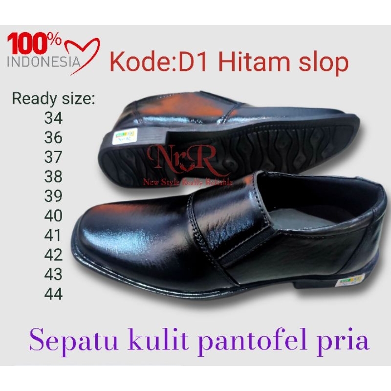 Sepatu Pantofel Pria Pantofel Hitam Pria Sepatu Pantofel Pria Sepatu Kulit Kerja Formal Pria Anak anak Remaja Dan Dewasa SEPATU NRR NGANJUK