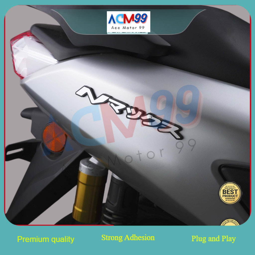 2pcs Emblem logo Nmax Japan timbul garnish Nmax JAPAN