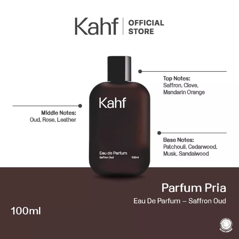 KAHF EDP SAFFRON OUD 100ml