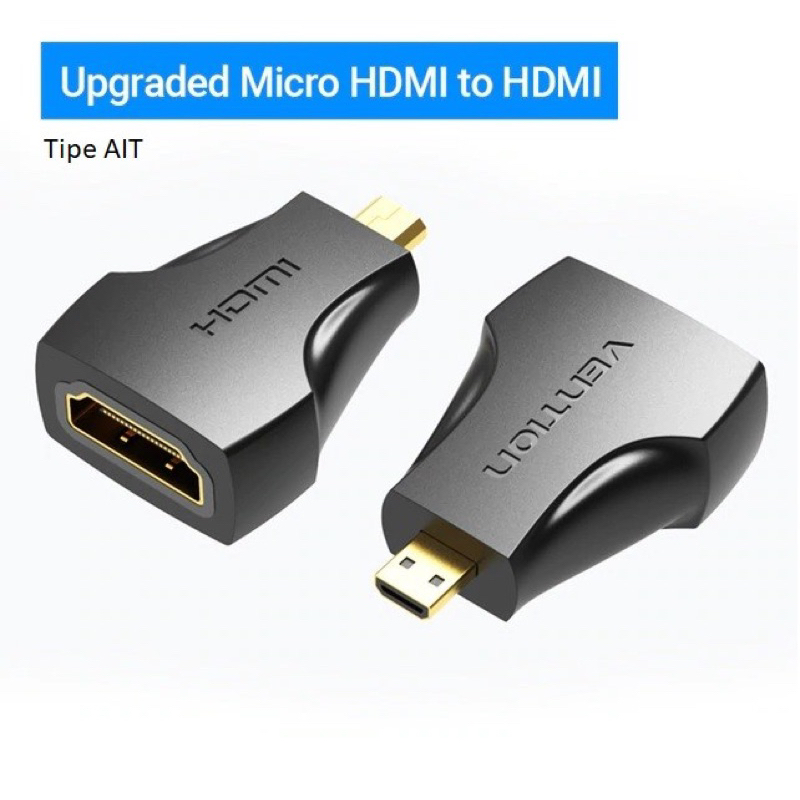 HDMI 3 in 1 HDMI FEMALE TO MINI &amp; MICRO HDMI MALE VENTION AGFB0