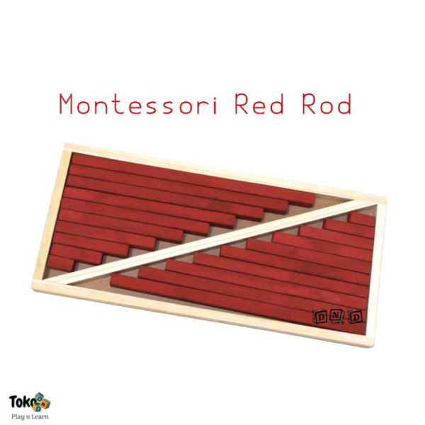 

Dijual Mainan Edukasi Anak - Montessori Small Red Rods Belajar Berhitung Murah