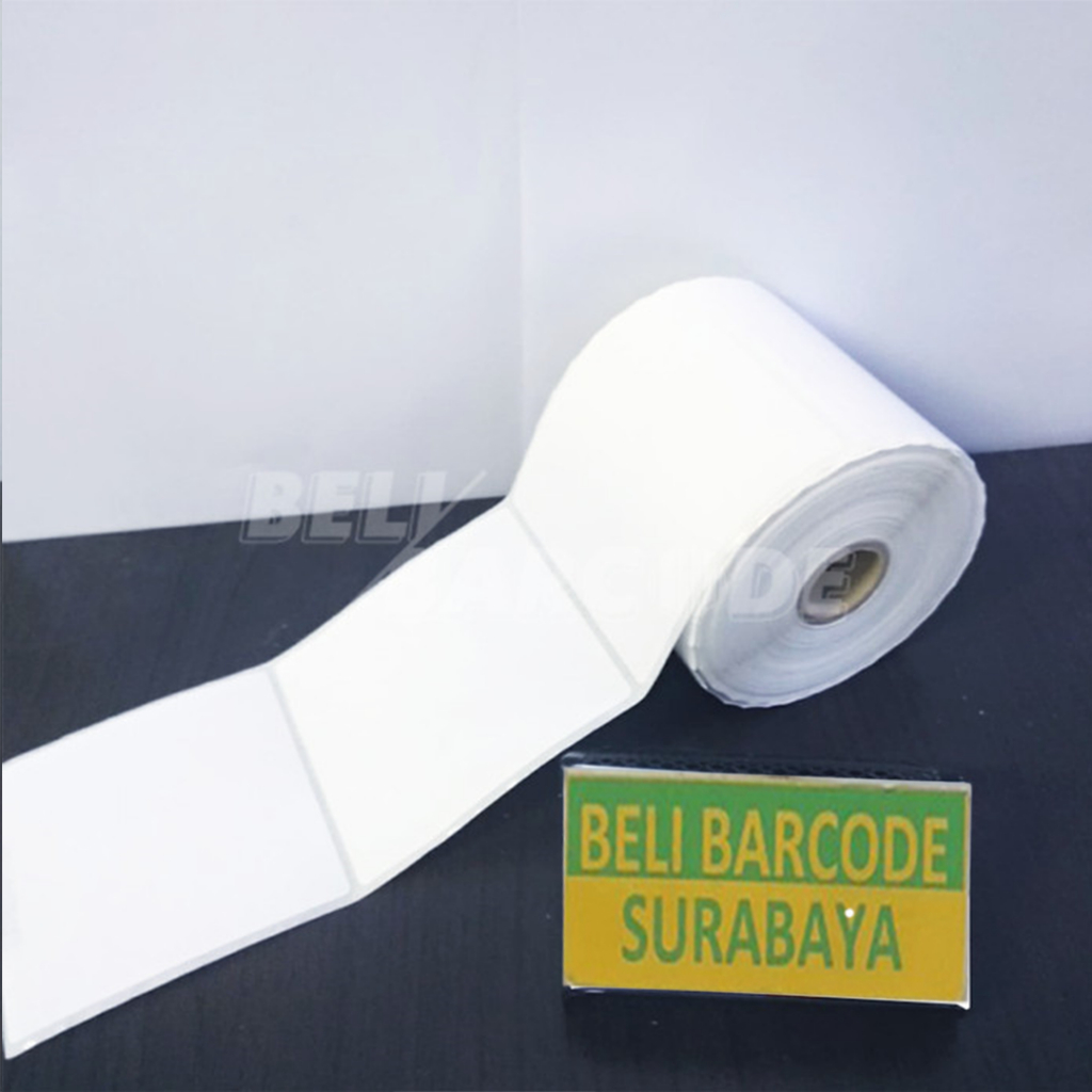 Stiker Label Semicoated 85 x 90 mm 1 Line isi 500 Pcs Cetak Resi