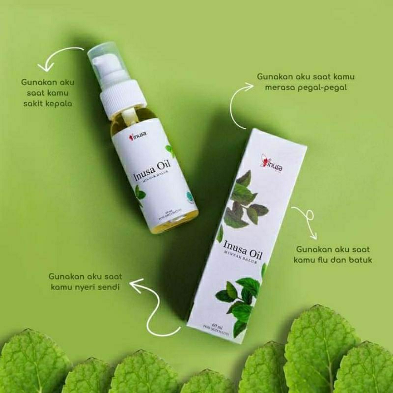 INUSA OIL ~ Oil Pereda Nyeri Sendi, Demam , Masuk Angin Inusa Oil Asli ORIGINAL