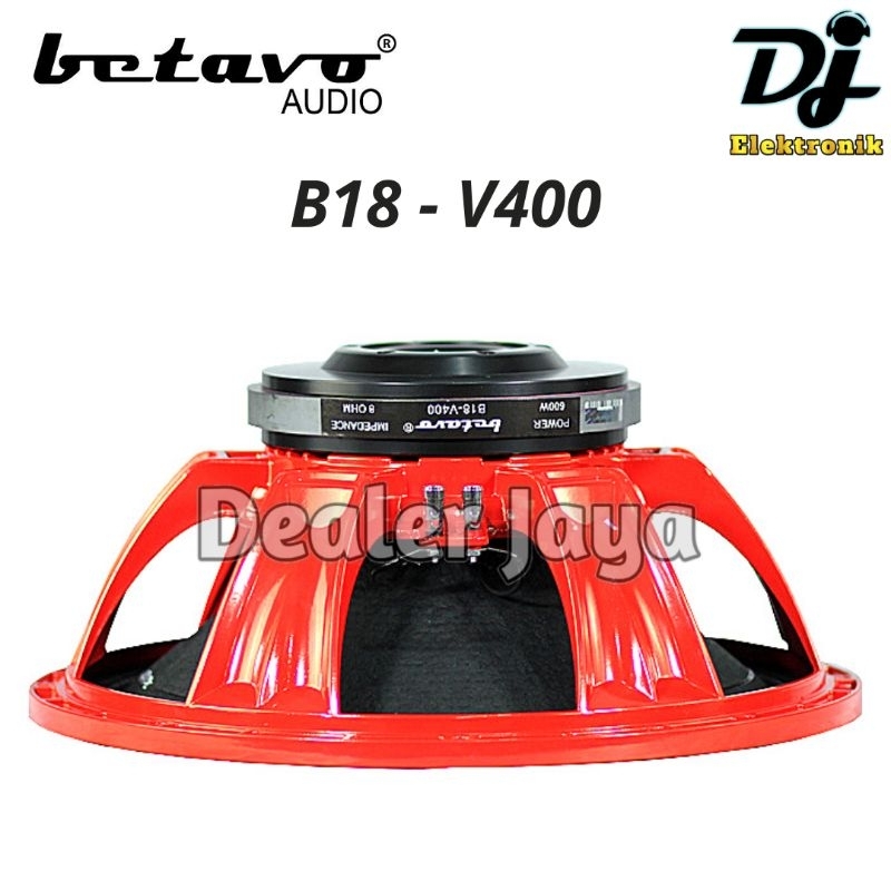 Speaker Komponen Betavo B18 V400 / B 18 V 400 / B 18V400 - 18 inch