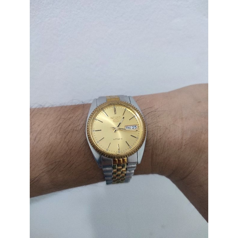 Seiko SNXJ92 Automatic President Two Tone 1996