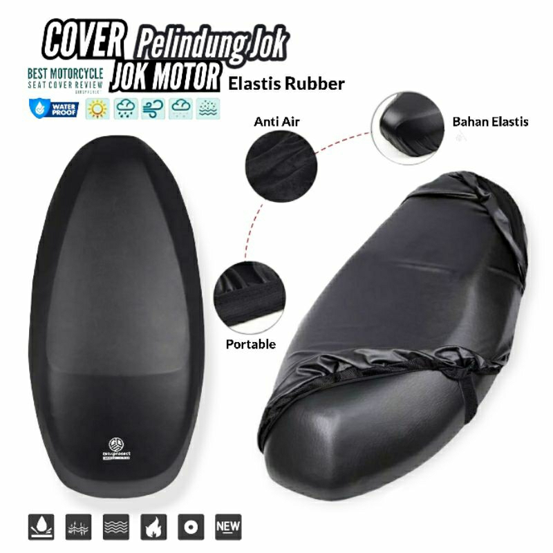 cover jok gibsprotect sarung jok motor anti air bahan elastis tidak licin pelindung jok motor vario scoopy beat mio fino fazzio genio xeon nmax aerox pcx jupiter supra dll ukuran universal