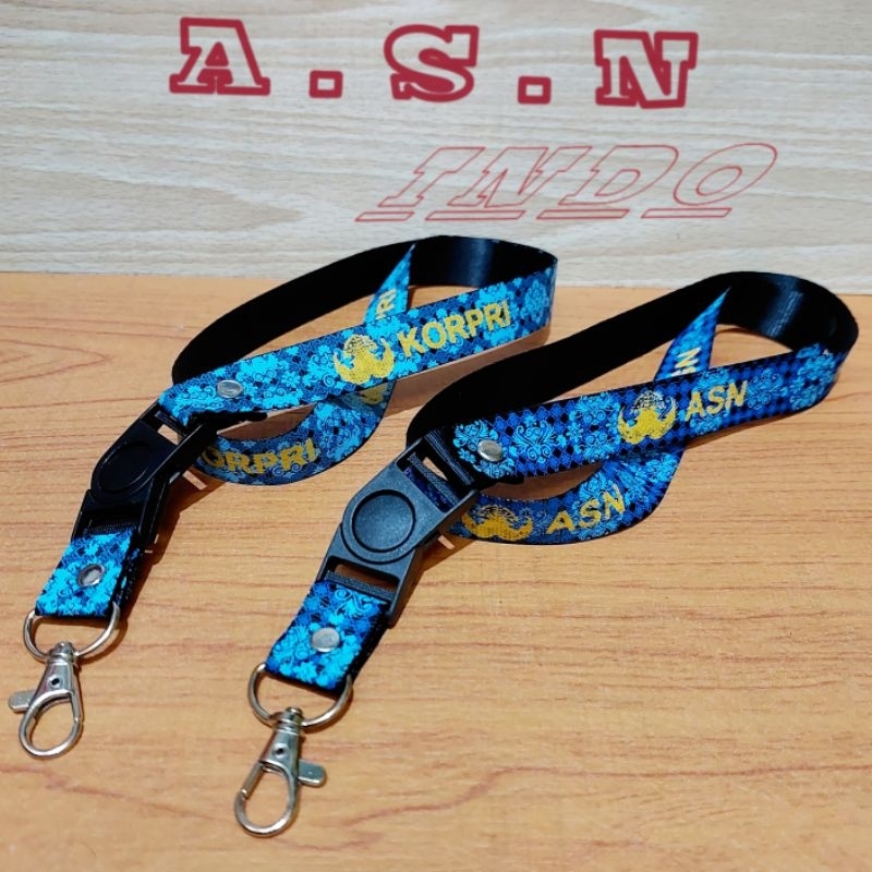 

Tali Id Card Korpri Asn Gantungan Id Card Asn Lanyard Id Card