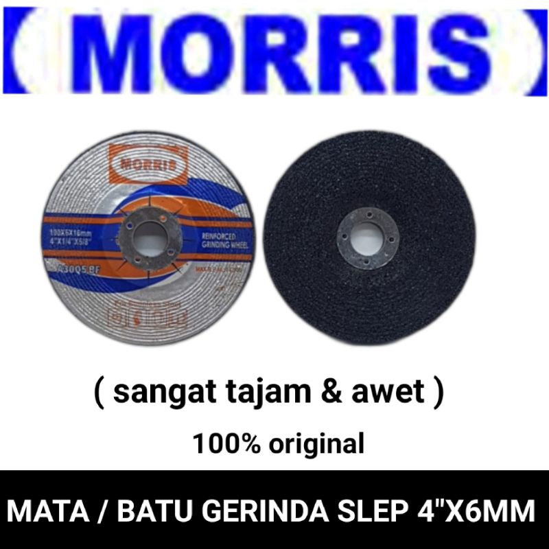 mata batu gerinda slep 4&quot;x6mm morris