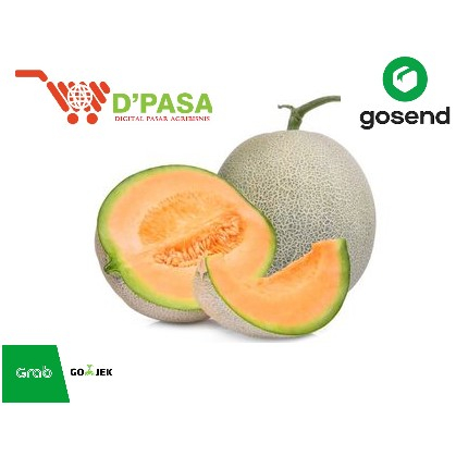

KIRIM INSTAN Buah Melon Orange Segar Rock Melon 1 buah Pcs Buah Fresh